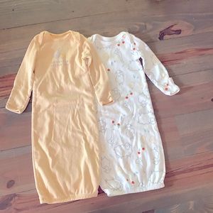 **5 for $30** — Gender Neutral Farm Animal Infant Gown Set